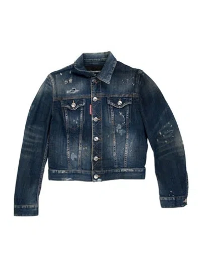 Pre-owned Dsquared2 Denim Jacket In Blue