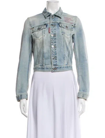 Pre-owned Dsquared2 Denim Jacket In Blue