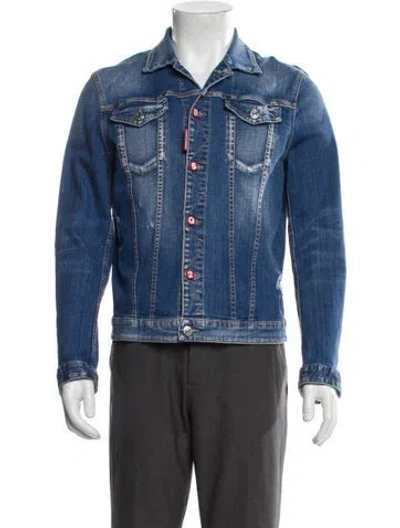 Pre-owned Dsquared2 Denim Jacket In Blue