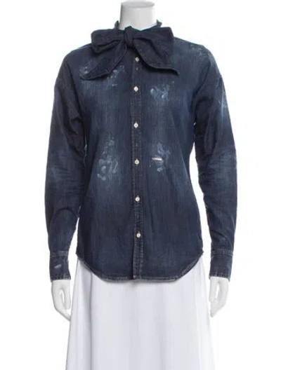 Pre-owned Dsquared2 Denim Jacket In Blue