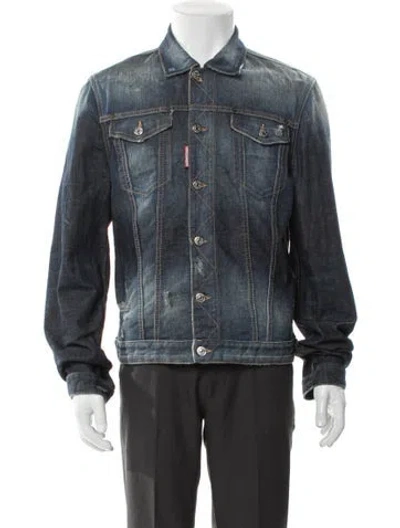 Pre-owned Dsquared2 Denim Jacket In Blue
