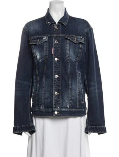 Pre-owned Dsquared2 Denim Jacket In Blue