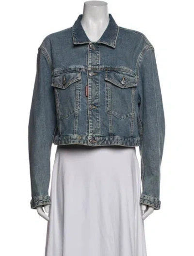 Pre-owned Dsquared2 Denim Jacket In Blue