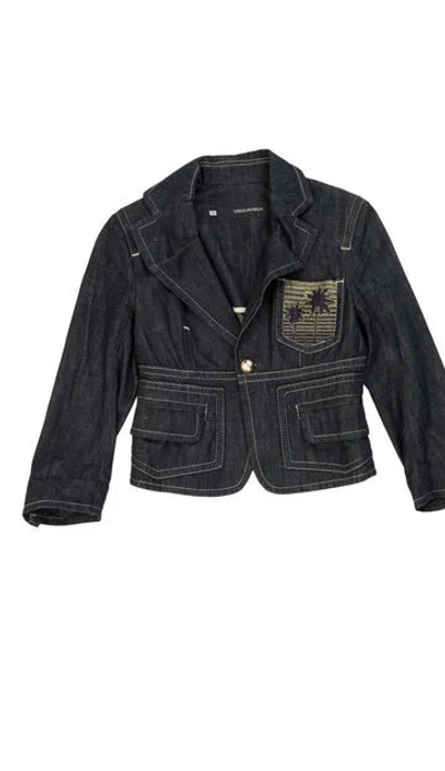 Pre-owned Dsquared2 Denim Jacket In Blue