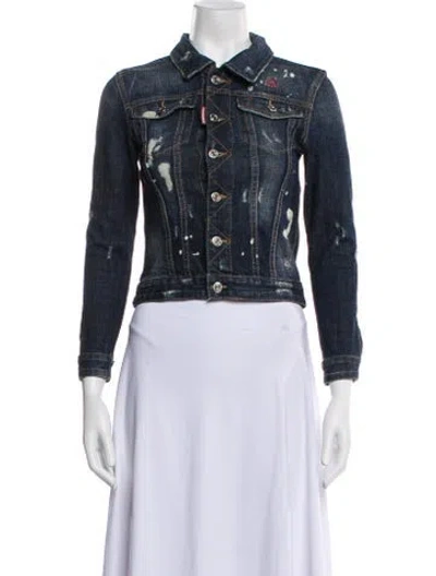 Pre-owned Dsquared2 Denim Jacket In Multi