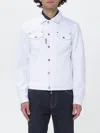 Dsquared2 Buttoned Denim Jacket In Multi
