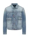 Dsquared2 Men's Cotton Clothing Jackets In Navy Blue