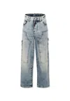 Dsquared2 Denim Jeans For Boy With Logo In Denim