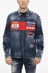 Dsquared2 Denim Overshirt With Patches