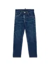 Dsquared2 Denim Patch Trousers In Blue