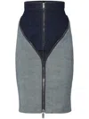 Dsquared2 Bleistiftrock Aus Denim In Blau