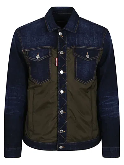 DSQUARED2 DENIM PUFFER JEAN JACKET