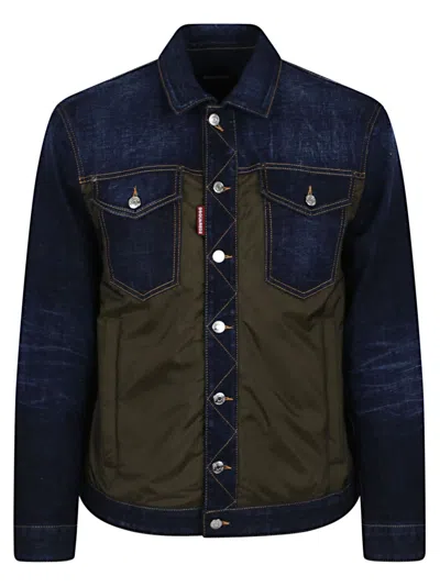 DSQUARED2 DSQUARED2 DENIM PUFFER JEAN JACKET