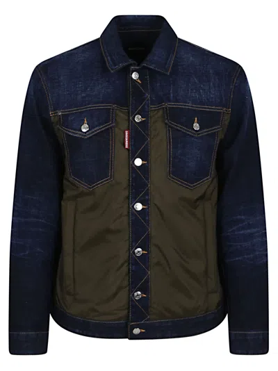 DSQUARED2 DENIM PUFFER JEAN JACKET