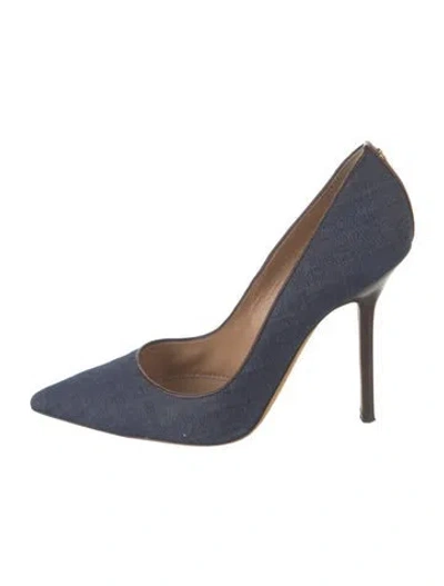 Pre-owned Dsquared2 Denim Pumps In Blue