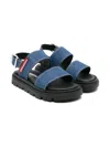 Dsquared2 Sandali Platform In Denim In 蓝色