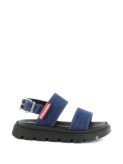 Dsquared2 Denim Sandals In Blue