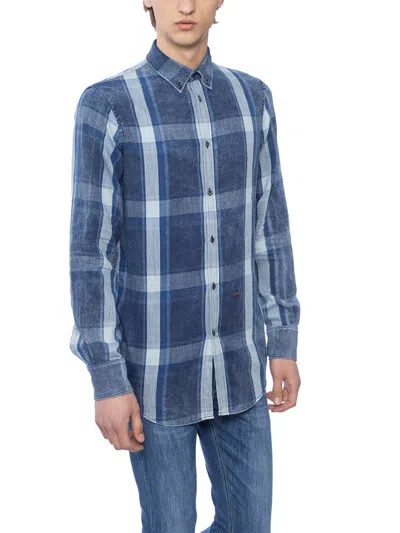 Dsquared2 Denim Shirt In Blue