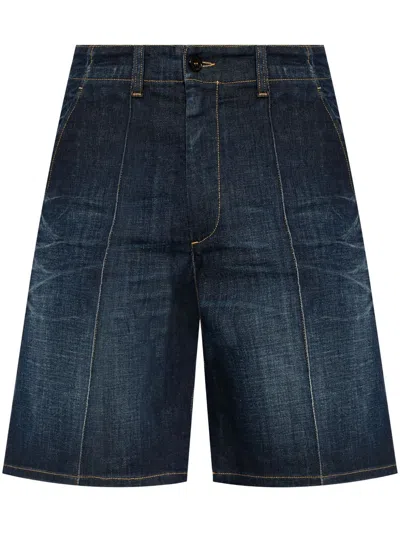 Dsquared2 Denim Shorts In 蓝色