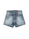 Dsquared2 Stretch Denim Shorts In Denim