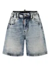Dsquared2 Denim Shorts In Blue