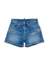 Dsquared2 Denim Shorts In Blue