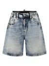 Dsquared2 Denim Shorts In Blue