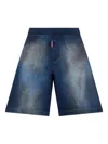 Dsquared2 Denim Shorts In Blue