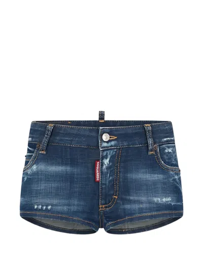Dsquared2 Denim Shorts In Blue