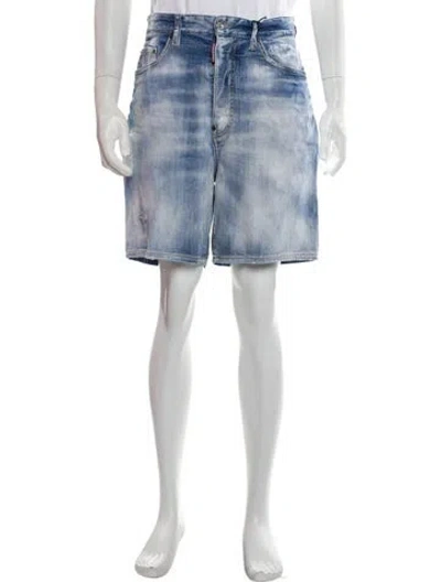 Pre-owned Dsquared2 Denim Shorts In Blue