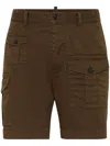 Dsquared2 Denim Shorts In Brown