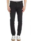 Dsquared2 Stretch Cotton Trouser With White Bull Tag