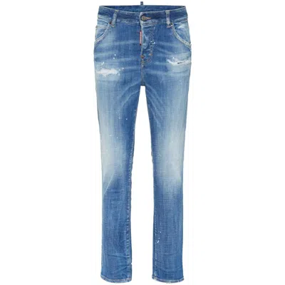 Dsquared2 Denim Skinny Jeans In Blue