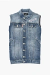 Dsquared2 Denim Sleeveless Jacket