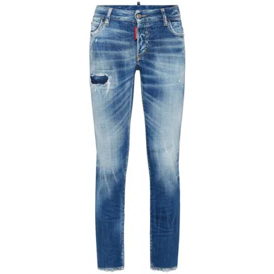 DSQUARED2 DENIM STRAIGHT-LEG JEANS