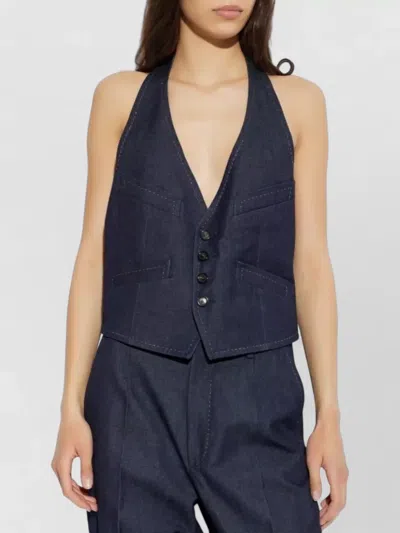 Dsquared2 Denim Suit Single Breasted Jacket Trousers In Blue