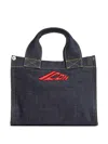 Dsquared2 Denim Tote Bag In Blue