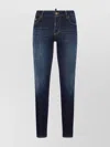 Dsquared2 Denim Trousers With Belt Loops And Pockets In Blue
