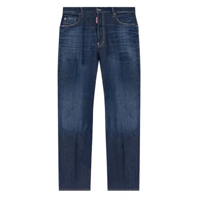 Dsquared2 Denim Wide-leg Jeans In Blue