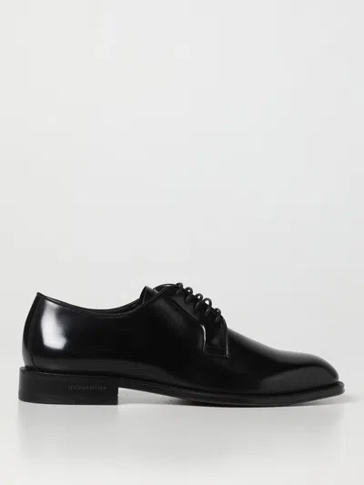 Dsquared2 Derby Shoes In Leather In Black