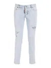 Dsquared2 Cool Girl Cropped Jeans In Light Blue