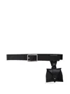 Dsquared2 Detachable-pouch Belt In Black