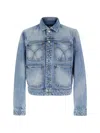 Dsquared2 Diagonal-wash Pockets Jacket In Blue