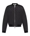 Dsquared2 Diamond-quilted Bomber Jacket In Black