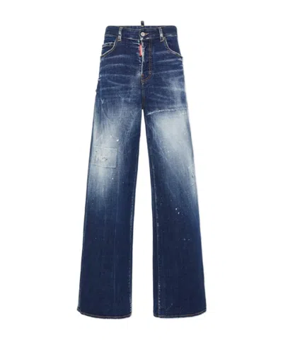 DSQUARED2 DSQUARED2 WIDE LEG TRAVELLER JEANS