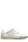 Dsquared2 Fighter Low-top Round Toe Sneakers In White