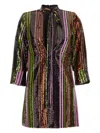 Dsquared2 Disco Queen Sequin-embellished Minidress In Multicolor