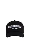 Dsquared2 Dsquared Men Disquared2 Milano Patch Hat In Black