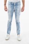 Dsquared2 Distressed Cool Guy Denims With Back Logo Patch In Blue