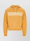 DSQUARED2 DISTRESSED COTTON HOODED SWEATSHIRT